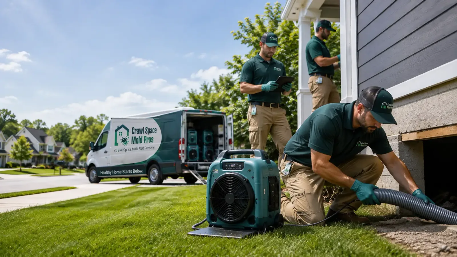 Crawl Space Mold Removal in Henderson, AR